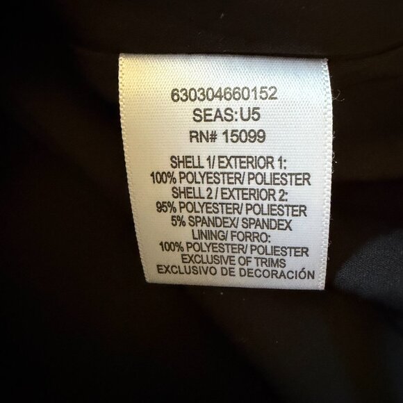 BONGO Medium Bright Floral & Mesh Varsity Zip Vneck Jacket - Picture 5 of 8